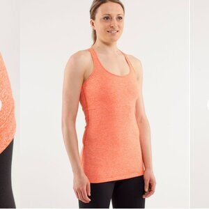 Lululemon Cool Racerback Heathered Orange